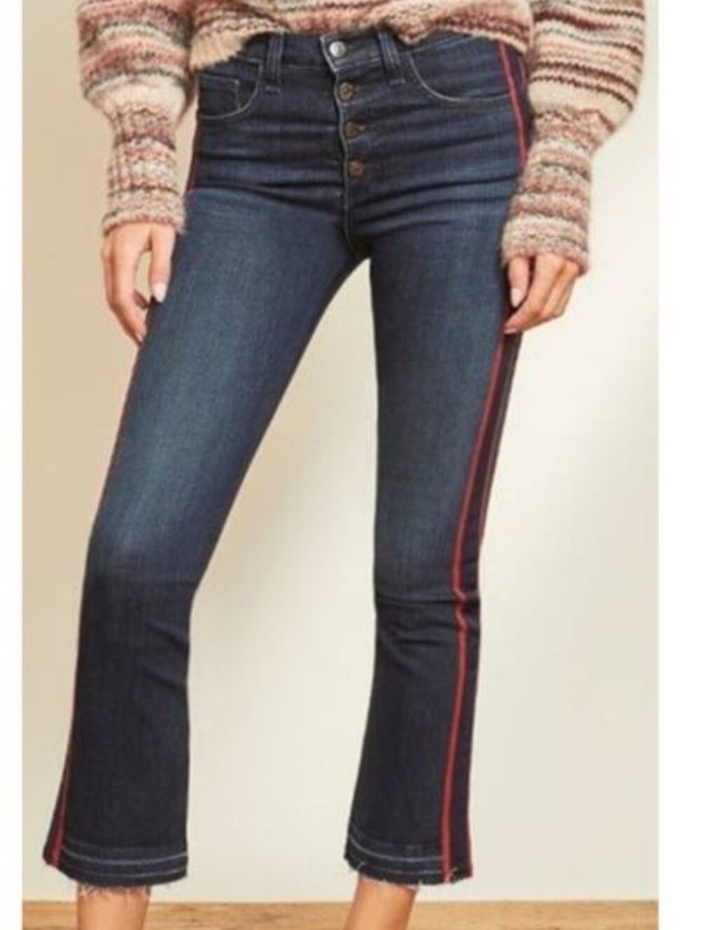 Excellent condition! Veronica Beard Carolyn Baby Boot Jeans Midnight, Size 28 - Picture 2 of 13